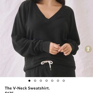 The Great V-Neck Sweatshirt